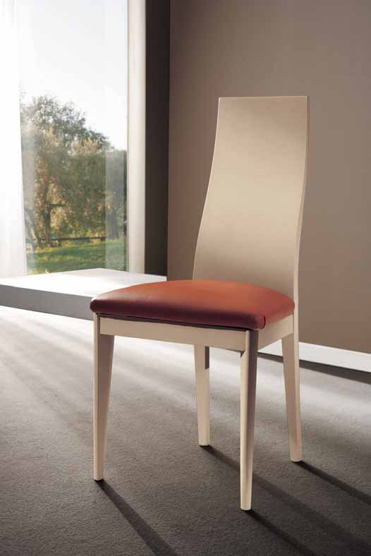 A chair in the shade ivory in brown upholstery Sogni, Arve Style