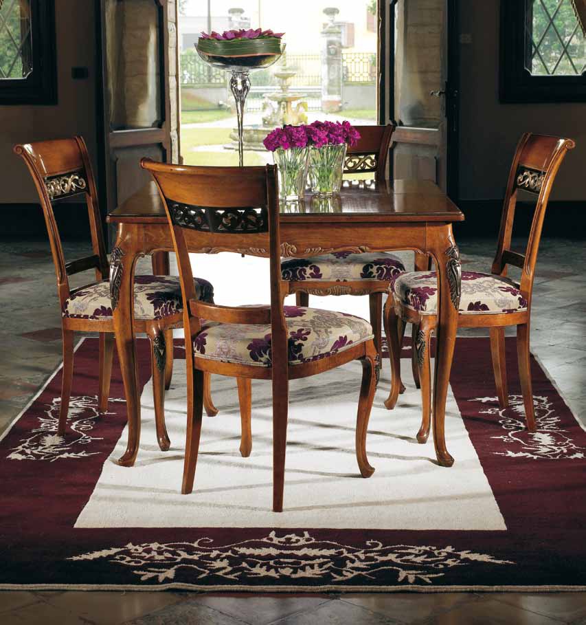 Dining table with square top Villa, Arve Style