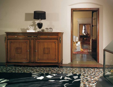 Sideboard in walnut finish for small feet Villa, Arve Style (the snack bar)