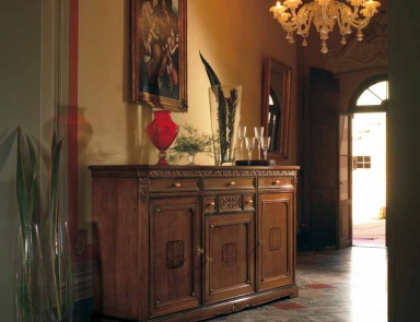 The buffet on the massive base with 3 doors Villa, Arve Style