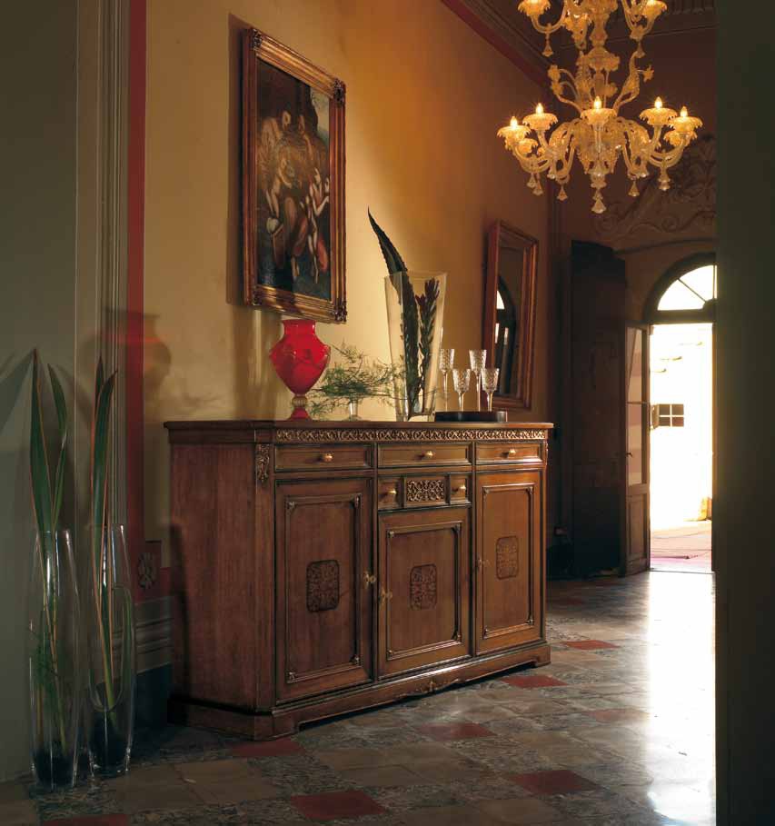 The buffet on the massive base with 3 doors Villa, Arve Style