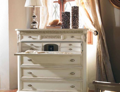 The dresser in white lacquer on a massive basis Villa, Arve Style