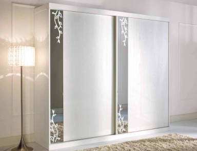 Wardrobe with 2 sliding doors Prima Classe, Arve Style