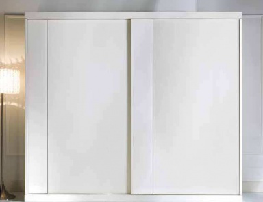 Prima wardrobe of solid wood in white lacquer Classe, Arve Style