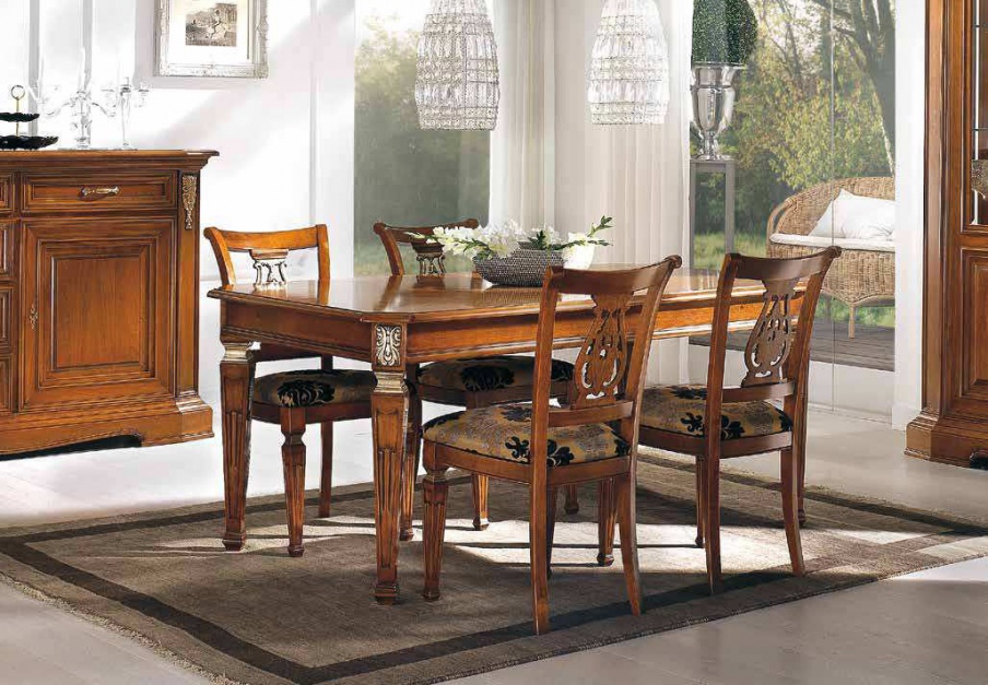 For dining room set in walnut veneer Vivre Lux, Arve Style