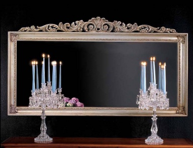 Mirror with decorative trim, Mirandola export