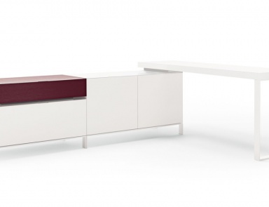 Desk and dresser Rossetto Armobil Lounge