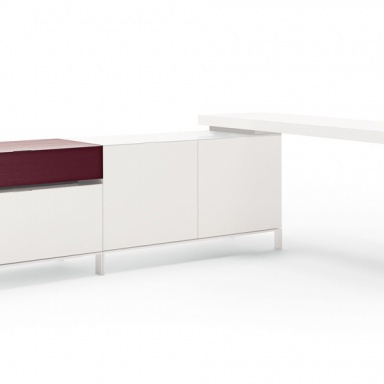 Set consisting of a Desk and cabinets Lounge