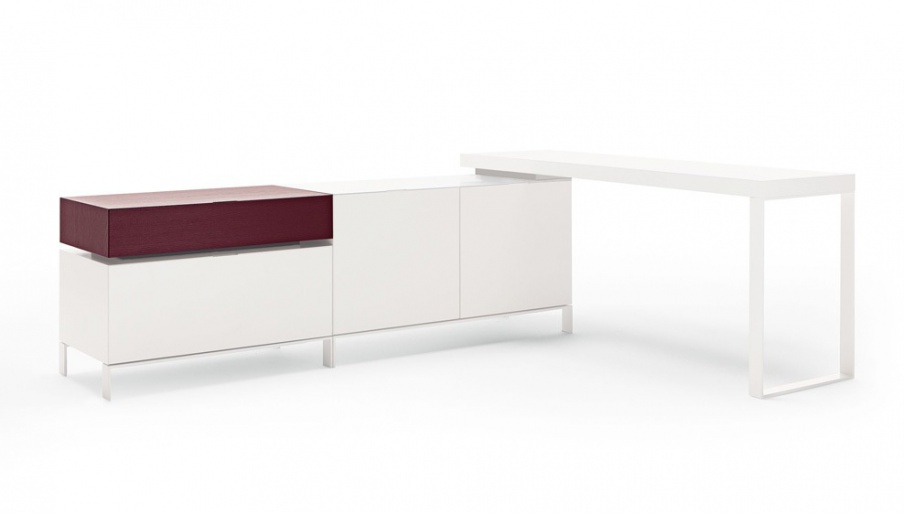 Desk and dresser Rossetto Armobil Lounge