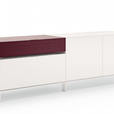 Set consisting of a Desk and cabinets Lounge