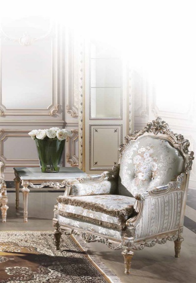 Armchair in the style of Louis XVI, Ezio Bellotti 