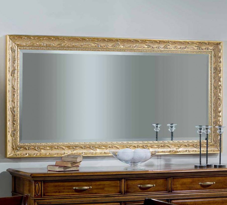 The rectangular mirror with decorative frame, Mirandola export
