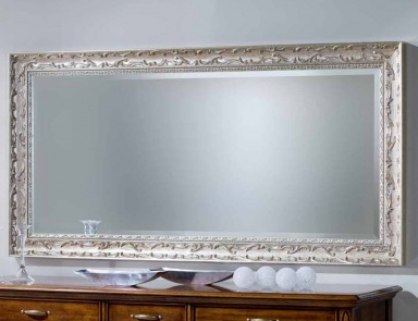 Large mirror with silver plating, Mirandola export