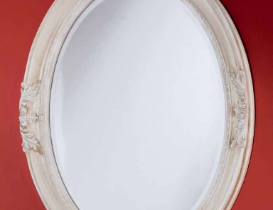 Oval mirror with hand-crafted, Mirandola export