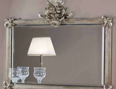 Wall mirror with decorative carving, Mirandola export