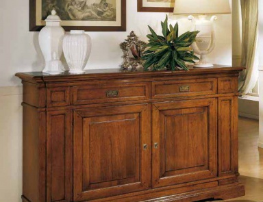 The buffet profiled in the finishing of veneer San Marco, Arve Style