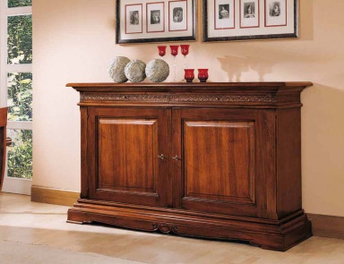 Sideboard 2-door on a massive basis Positano, Arve Style