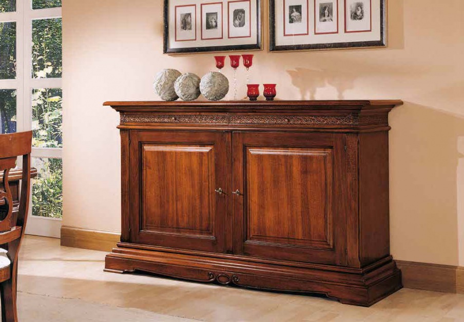 Sideboard 2-door on a massive basis Positano, Arve Style