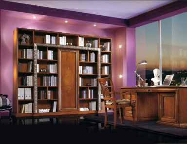 Set for Cabinet with inlay and carvings in silver Lux Vivre, Arve Style