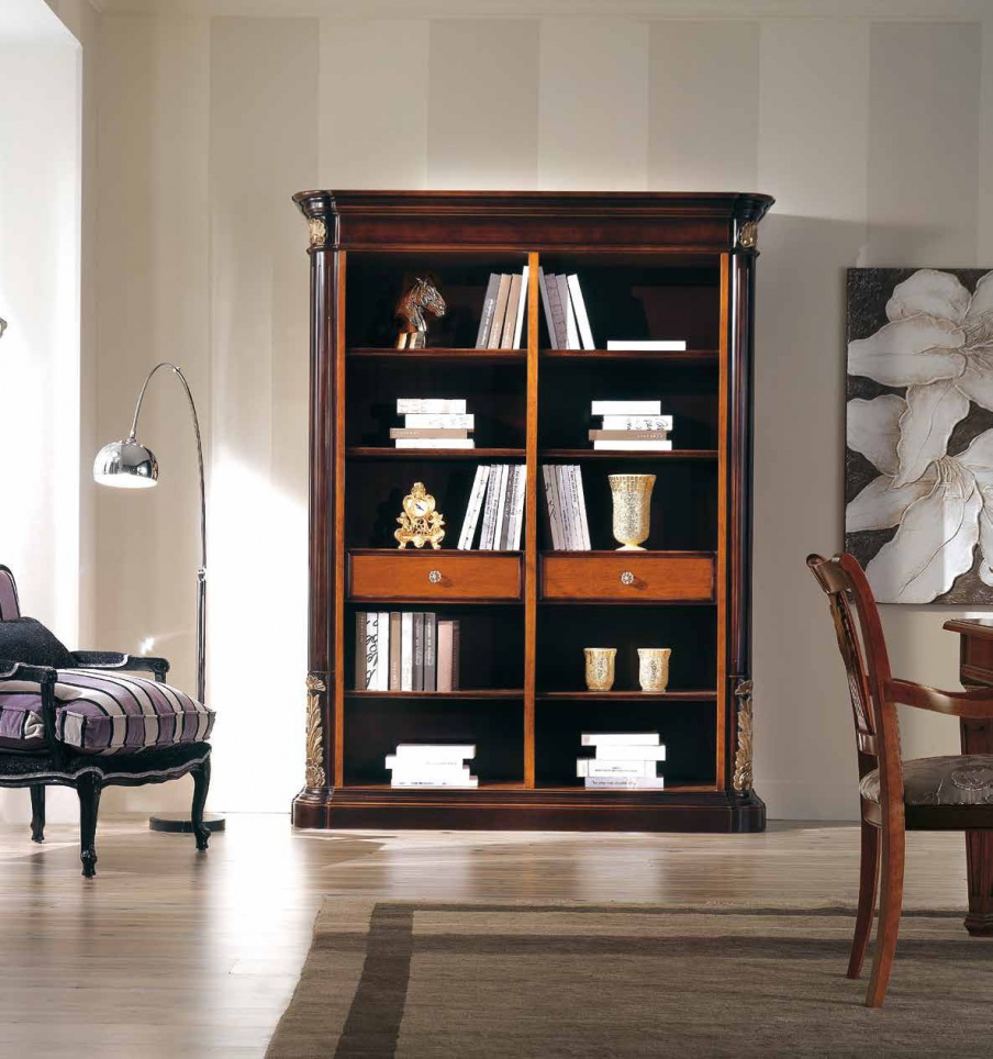 Book rack with crystal knobs Vivre Lux, Arve Style