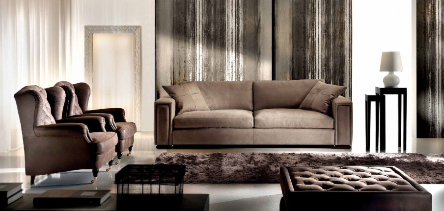 Double Diamond sofa, Cava