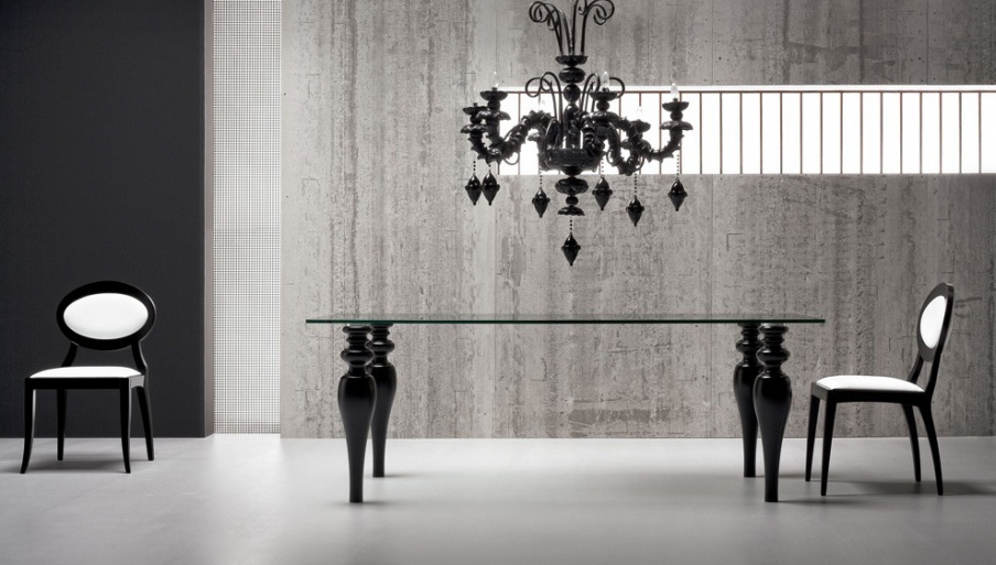 Dining table Vintage,collection Luxury, Rossetto Armobil