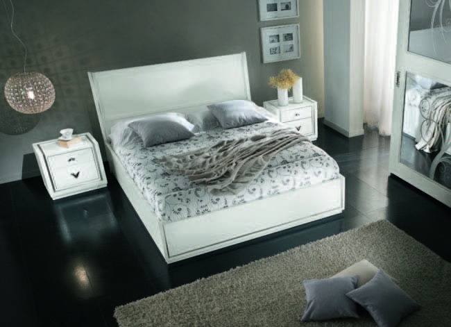 A bed with a niche under the mattress Giselle, Arve Style