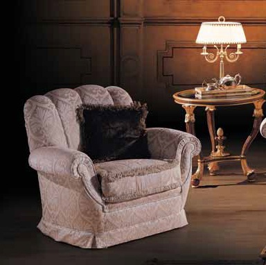 Armchair in fabric, Ezio Bellotti