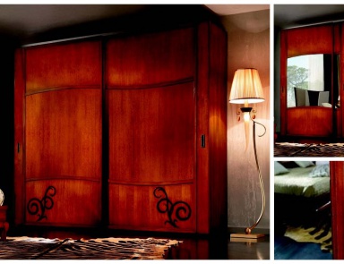 Wardrobe with floral ornaments Mir?, Arve Style