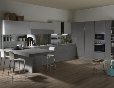 Kitchen (Suite kitchen) natural wood Dada, Astra