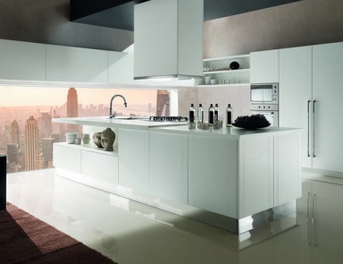 Kitchen (kitchen set) in the decoration of lacquer Dada, Astra