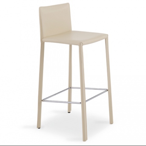 Giulia bar stool with metal frame, Stosa