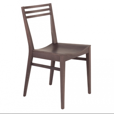 Chair natural wood Valentina, Stosa