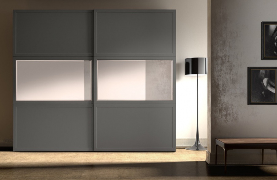 Wardrobe made of natural wood Canone Terzo, Cenedese