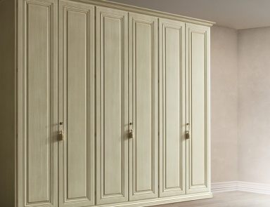 Wardrobe made of natural wood Bologna, Cenedese