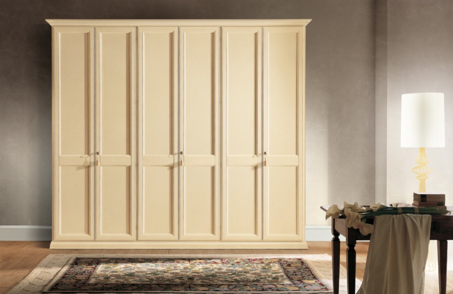 Wardrobe made of natural wood Napoli Traverso, Cenedese