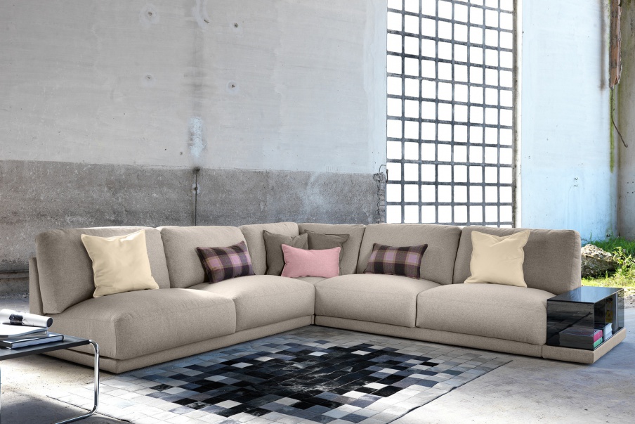 Sofa with storage units in Doyle, Domingo Salotti