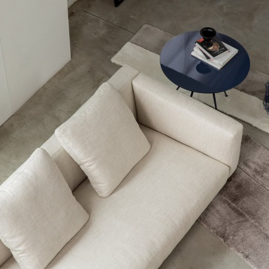 Modular sofa with pouffe Dylan