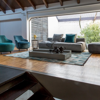 Sofa with Ottoman Morrison