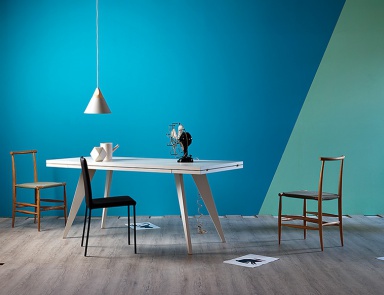 Cartabianca dining table, Miniforms 