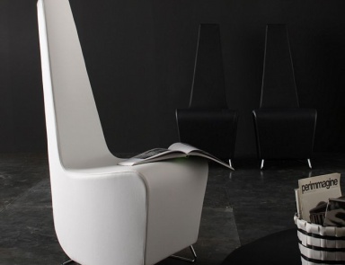 Chair with metal frame Drop, Miniforms 