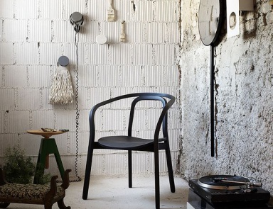 Chair with a frame made of wood Evoque, Miniforms