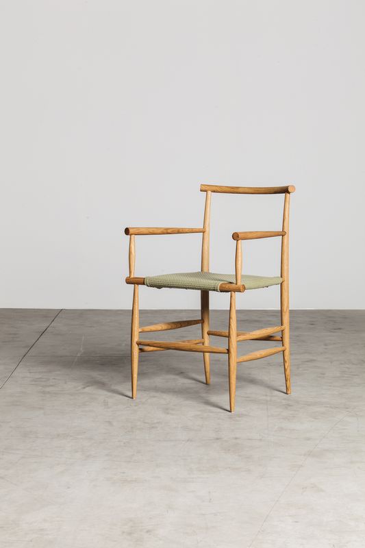 Chair with wooden frame Pelleossa, Miniforms