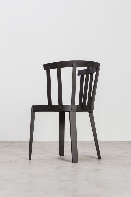 Chair with wooden frame Tina, Miniforms