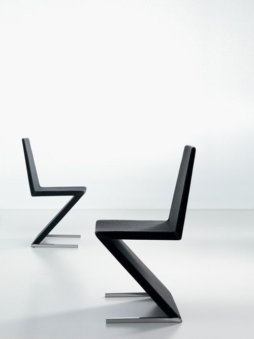 Chair with metal frame Zeta, Miniforms 