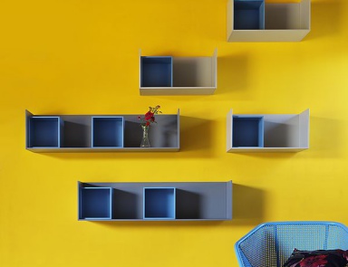 Shelves for books wall Edge, Miniforms 