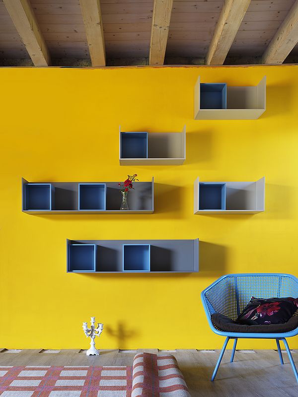 Shelves for books wall Edge, Miniforms 