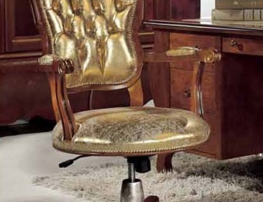 Rotary chair with upholstery, Mirandola Export