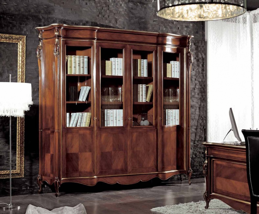 Bookcase with a decorative pattern, Mirandola Export
