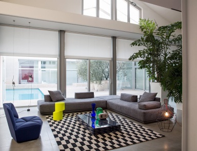 The Yoko sofa modular, Alberta Salotti